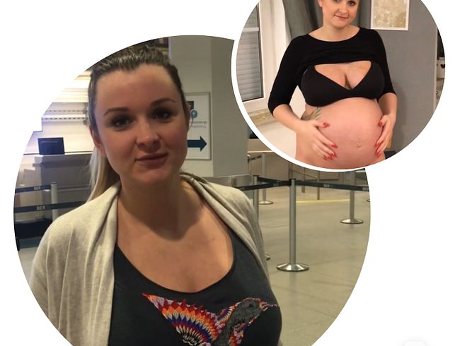 BellaTight Porno Video: Am Flughafen Typen abgeschleppt und abgefi**t