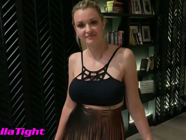 BellaTight Porno Video: Partyluder mit XXL schw**z gesprengt